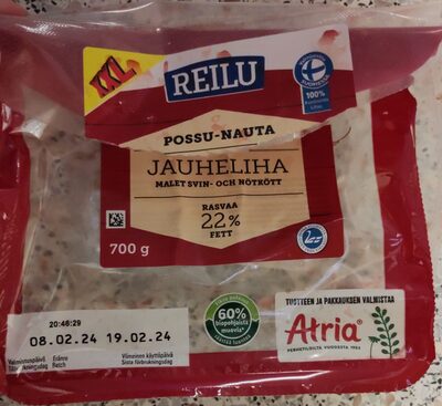 Possu-nauta jauheliha 22% XXL