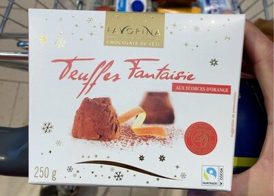 Truffes Fantaisie aux écorces d'oranges confites