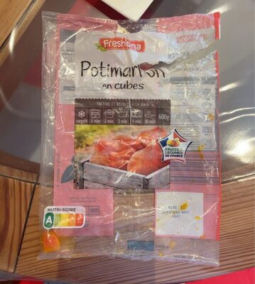 Potimarron en cubes