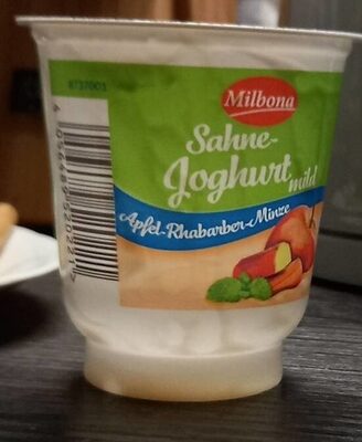 Sahne Joghurt mild Apfel-Rhabarber-Minze