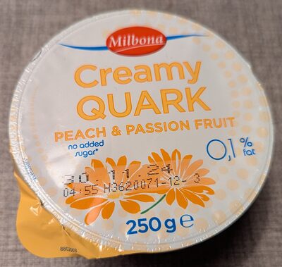 Creamy Quark Peach & Passion Fruit