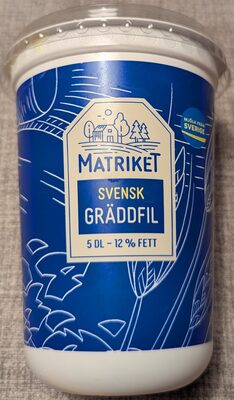 Svensk Gräddfil 12 % Fett
