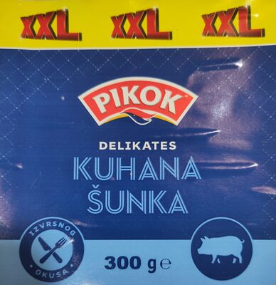 Delikates kuhana šunka