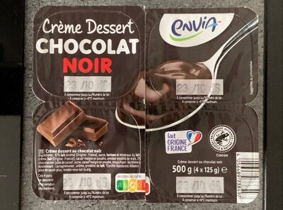 Crème dessert chocolat noir