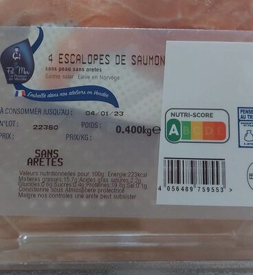 Escalopes de saumon