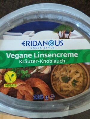 vegane Linsencreme Kräuter Knoblauch
