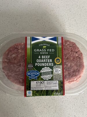 Grass Fed 4 Beef Quarter Pounders