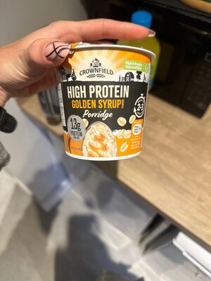 High protein golden syrup porridge