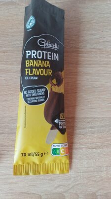 Protein banana flavour ice cream
