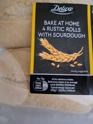 Part baked bread rolls