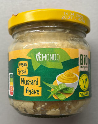 vegan spread Mustard Agave Syrup