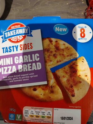 Mini garlic pizza  bread