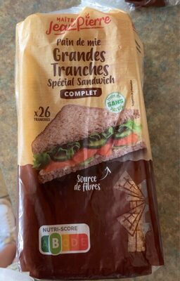 Pain de mie grande tranche spécial sandwich complet