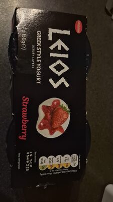 Leios Greek Style Yoghurt - Strawberry