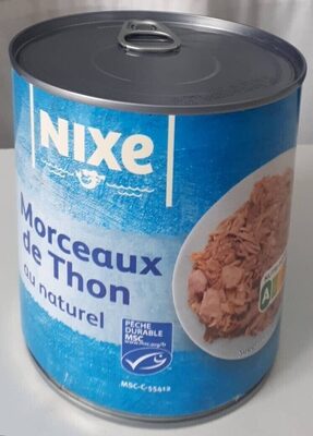 Morceaux de thon listao au naturel