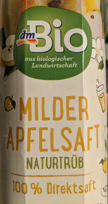 Milder Apfelsaft naturtrüb