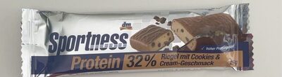 Riegel mit Cookies & cream-geschmack
