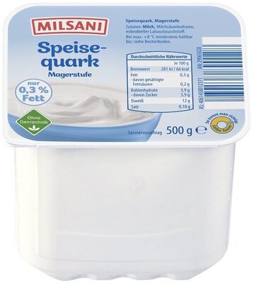 Speisequark Magerstufe