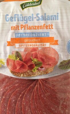 Gefluegelsalami mit Pflanzenfett