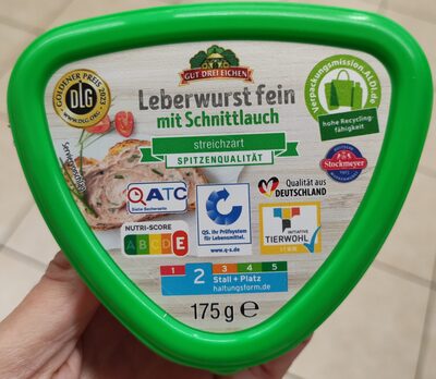Leberwurst fein mit Schnittlauch