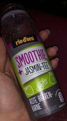 Smoothie + Jasmin-Tee rote Beeren-Birne