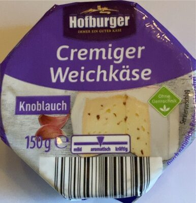 Cremiger Weichkäse - Knoblauch