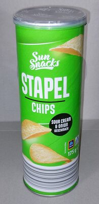 Stapelchips - Sour Cream & Onion-Geschmack