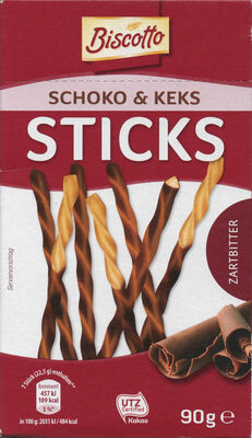 Schoko & Keks Sticks Zartbitter