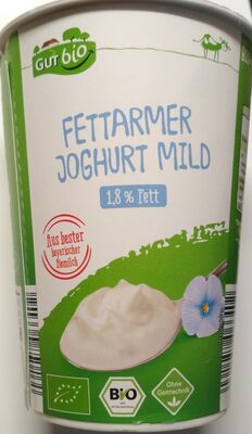 Fettarmer Bio-Joghurt mild 1,8 % Fett