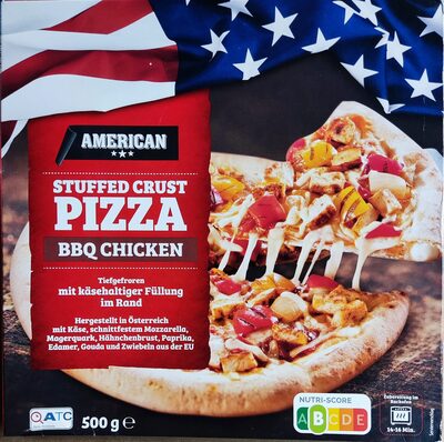 Stuffed Crust Pizza BBQ Chicken