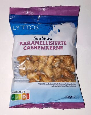 Karamellisierte Cashewkerne