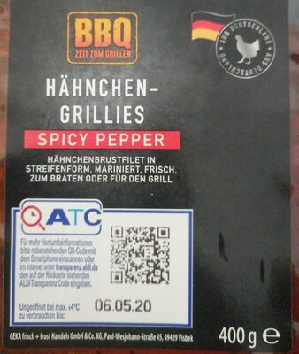 Hähnchen-Grillies Spicy Pepper