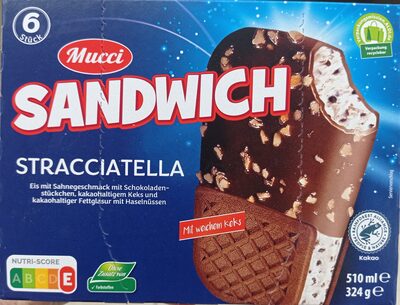 Eis-Sandwich - Stracciatella
