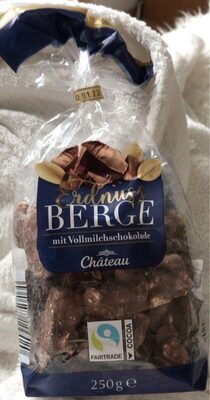 Erdnussberge mit Vollmilchschokolade