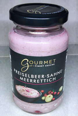 Preiselbeer-Sahne-Meerrettich