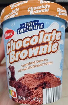 Funky American Ice Cream - Chocolate Brownie
