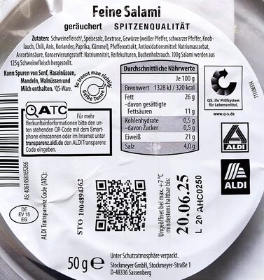 Mini-Teller - Feine Salami