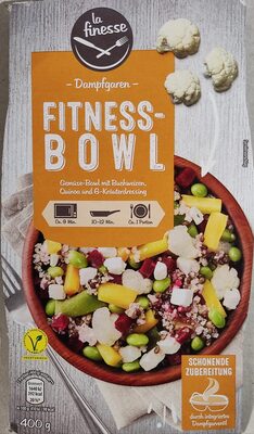 Fitness-Bowl - Buchweizen, Quinoa und 6-Kräuterdressing