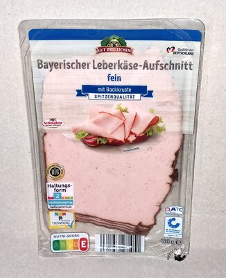 Bayerischer Leberkäse-Aufschnitt fein mit Backkruste