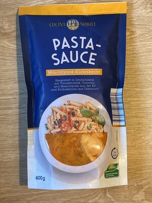 Pasta-Sauce - Mascarpone-Kürbiskerne