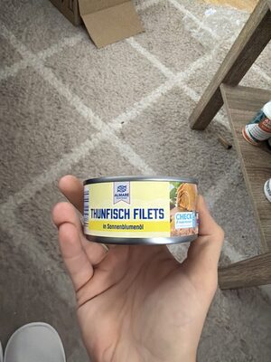 Thunfisch Filets in Sonnenblumenöl