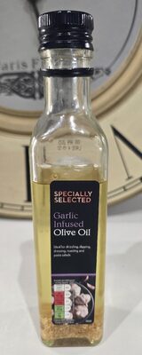 Specially selected Garlic Infused Olive Oil