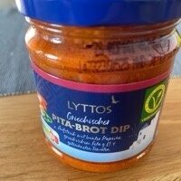 Griechischer Pitabrot-Dip - Paprika, Feta & Tomaten