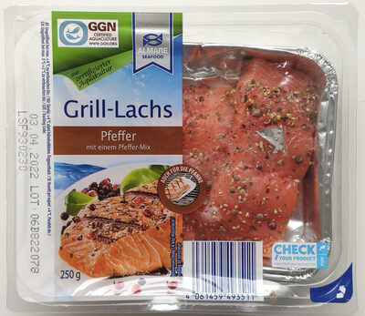 Grill lazac, borsos