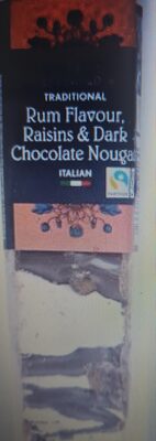 Traditional Rum Flavour Raisin& Dark Chocolate Nougat