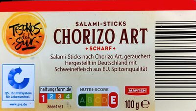 Salami-Sticks - Chorizo Art scharf