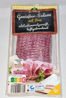Genießer-Salami, luftgetrocknet - mit Brie