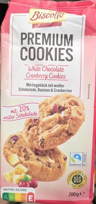 Premium Cookies White Chocolate Cranberry Cookies