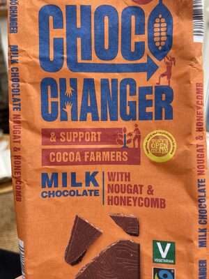 milk chocolate with nougat & honeycomb