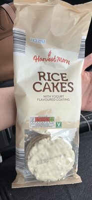 SNACK 3X3 PACKS Harvest morn RICE CAKES WITH YOGUR